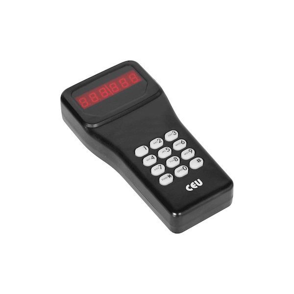 Mando CEU BTV para gestión de cajas fuertes de hotel