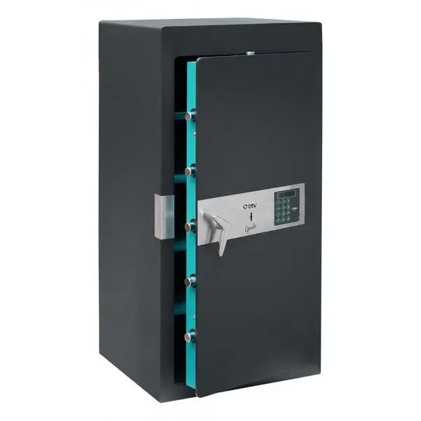 Caja fuerte de cobro abierta