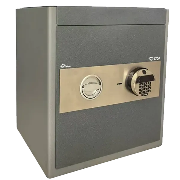Caja fuerte electrónica con tirador BTV para sobreponer