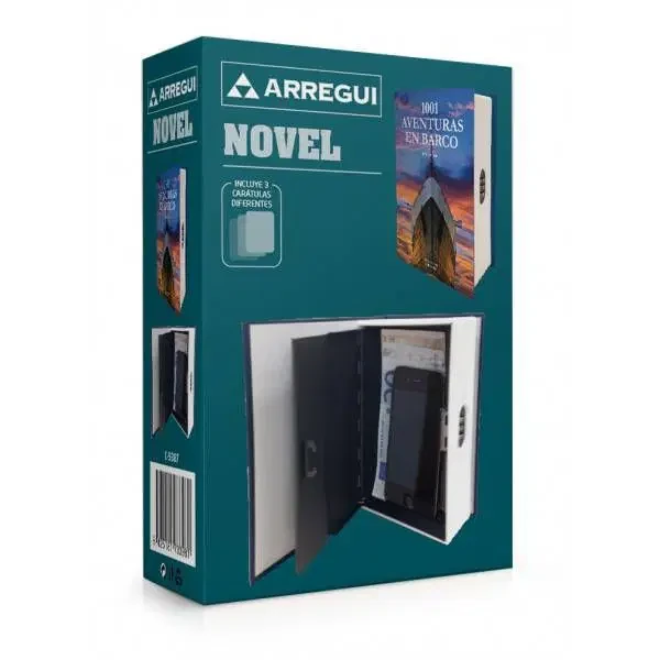 Contenedor secreto Arregui Novel con apariencia de libro
